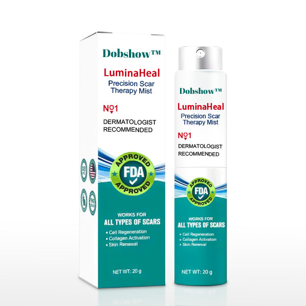 Dobshow™ LuminaHeal Precision Scar Therapy Mist-For All Types of Scars - For example Acne Scars, Surgical Scars and Stretch Marks ⚡️⚡️⚡️