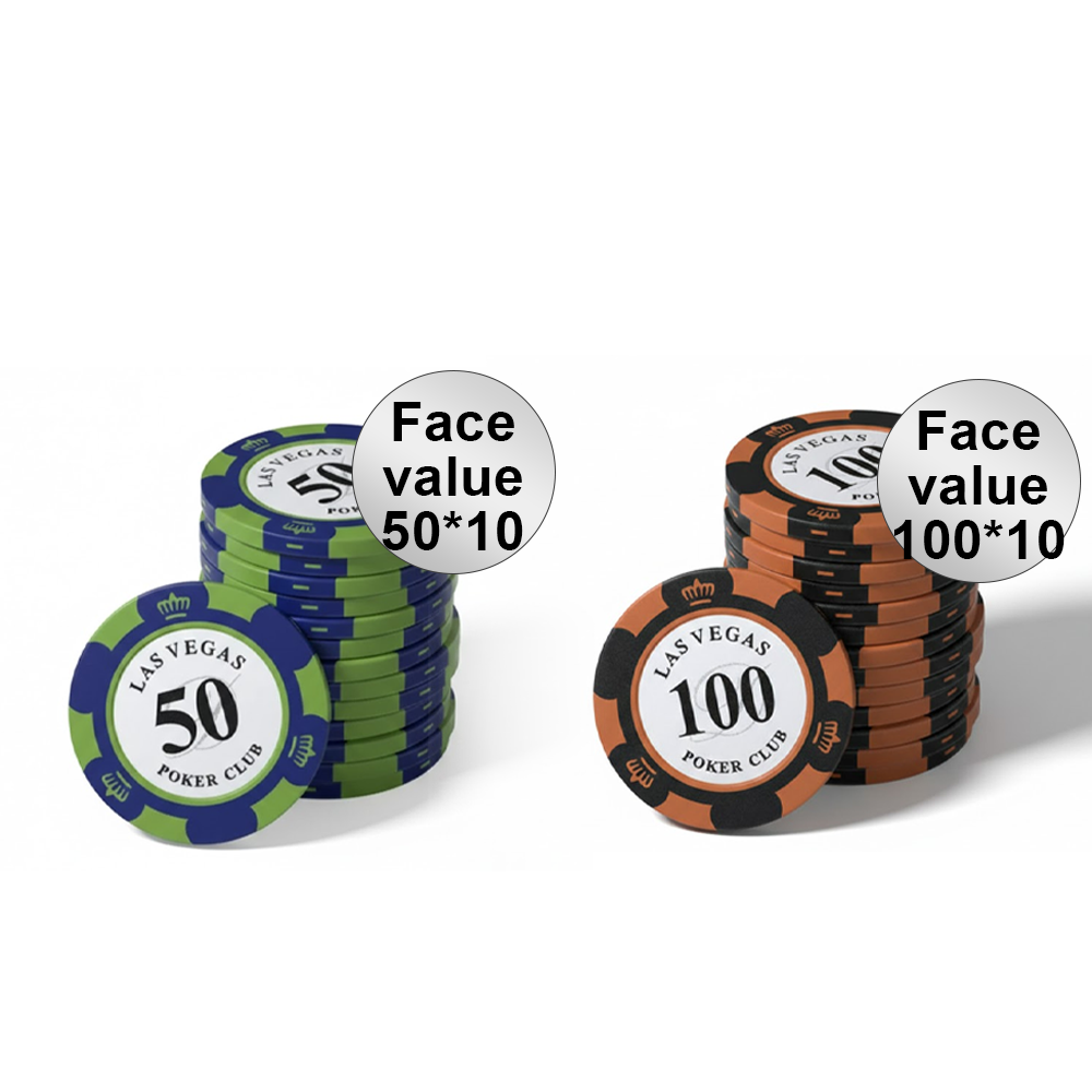 `MCOIKY® Royal Elite Clay Poker Chips
