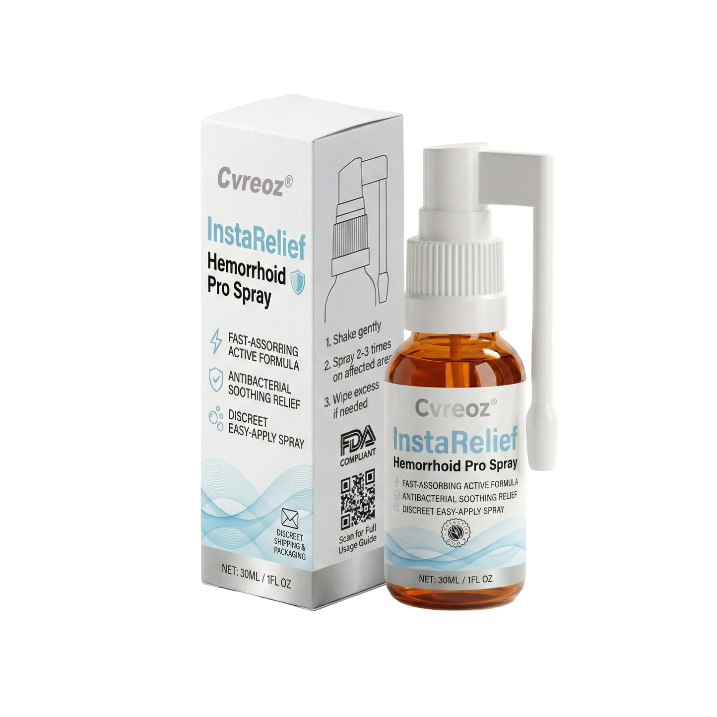 🎁𝘾𝙝𝙧𝙞𝙨𝙩𝙢𝙖𝙨 𝙎𝙖𝙡𝙚 | Cvreoz® InstaRelief Hemorrhoid Pro Spray