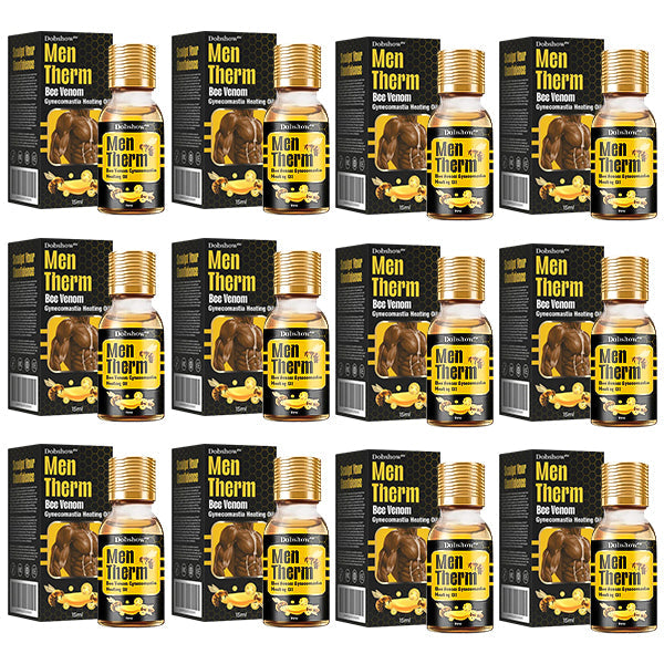 🐝🐝🐝 Dobshow™ MenTherm Bee Venom Gynecomastia Heating Oil🌿Safe and Effective|Doctor-Recommended🔥🔥🔥