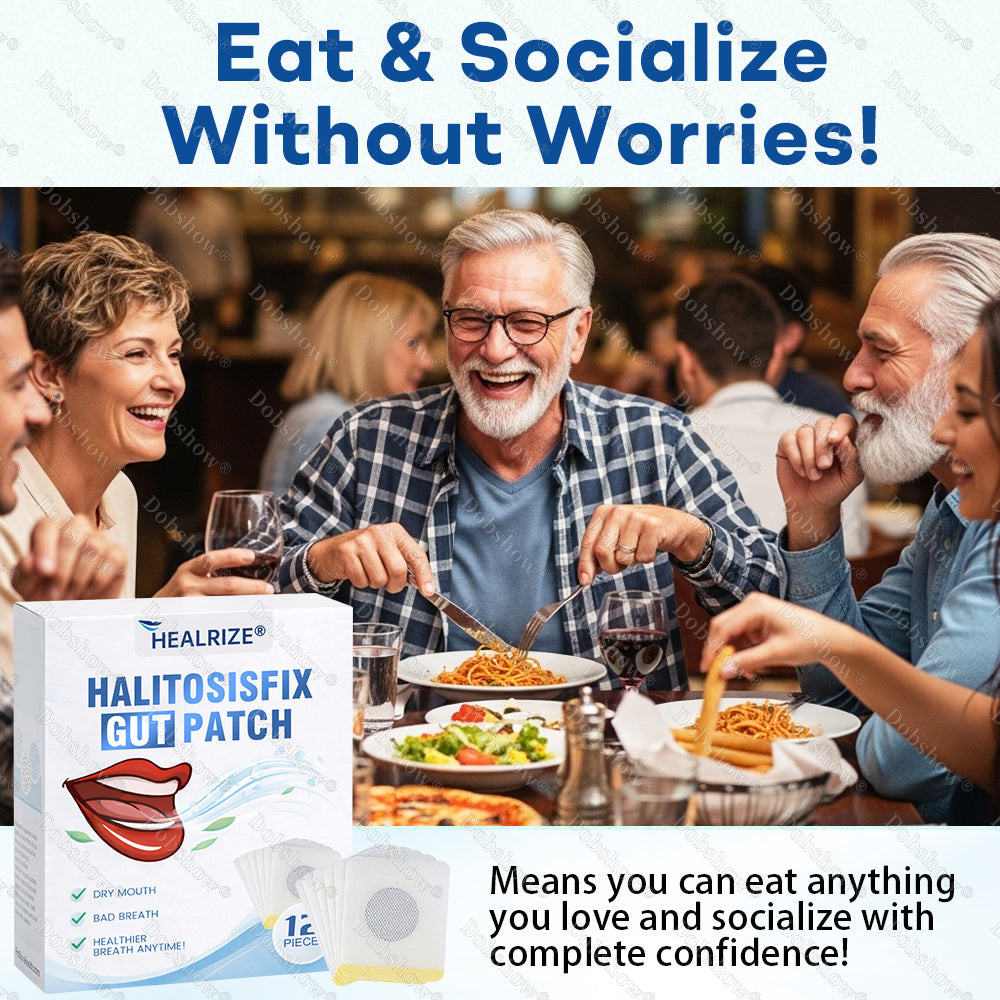 🔥Best Seller🔥Healrize® HalitosisFix Gut Patch-Regulates intestinal flora and eliminates oral odor🎉Special limited-time discount