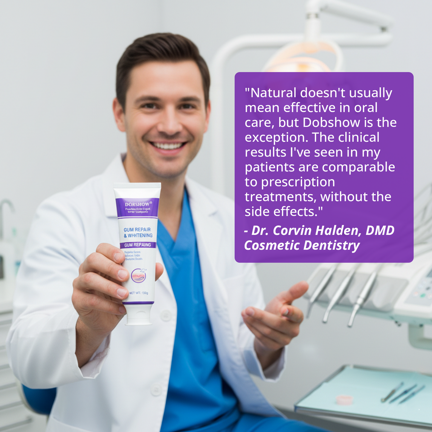 `Dobshow® Probiotic GUM-Expert White Toothpaste