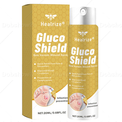🔥Best Seller🔥Healrize® GlucoShield Bee Venom Wound Spray 🎉Special limited-time discount