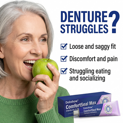 `Dobshow® ComfortSeal Max Denture Adhesive