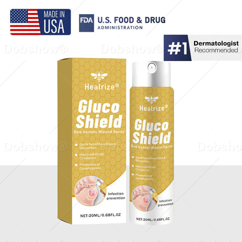 🔥Best Seller🔥Healrize® GlucoShield Bee Venom Wound Spray 🎉Special limited-time discount