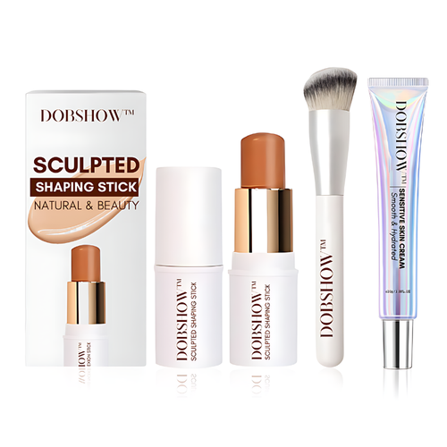 🐝Dobshow Sculpted Shaping Stick & Sensitive Skin Cream & Blender Brush🎀