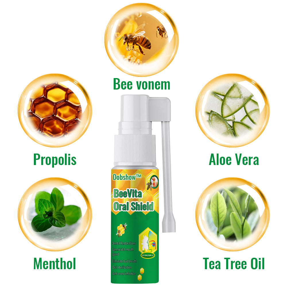 Dobshow™BeeVita Oral Shield: Professional Anti-Inflammatory Treatment for Oral Health with Natural Bee Venom🐝