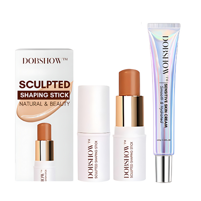 🐝Dobshow Sculpted Shaping Stick & Sensitive Skin Cream & Blender Brush🎀