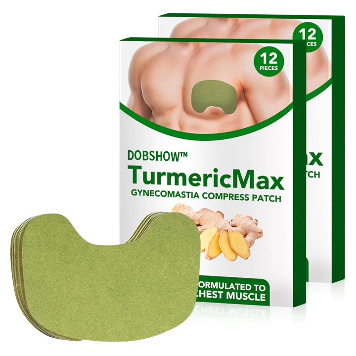 Dobshow™ 2024 TurmericMax Gynecomastia Compress Patch🍃💪