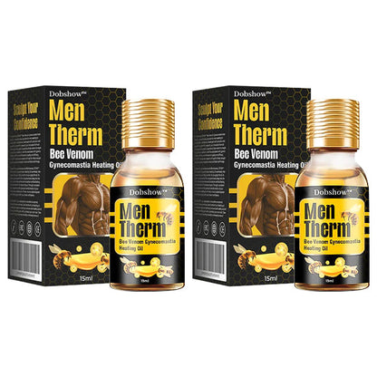 🐝🐝🐝 Dobshow™ MenTherm Bee Venom Gynecomastia Heating Oil🌿Safe and Effective|Doctor-Recommended🔥🔥🔥