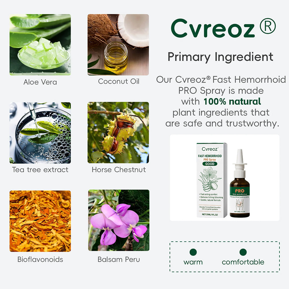 🎁𝘾𝙝𝙧𝙞𝙨𝙩𝙢𝙖𝙨 𝙎𝙖𝙡𝙚 | Cvreoz® Fast Hemorrhoid PRO Spray