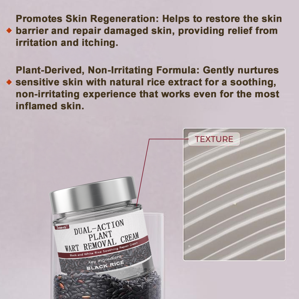 ✨ Zvoevo® Rice Bran Extract Cream 👩‍⚕️ FDA-Certified (For removing warts and skin growths, eliminating skin hyperplasia and keratin buildup, treating skin cancer, age spots, and hyperpigmentation)