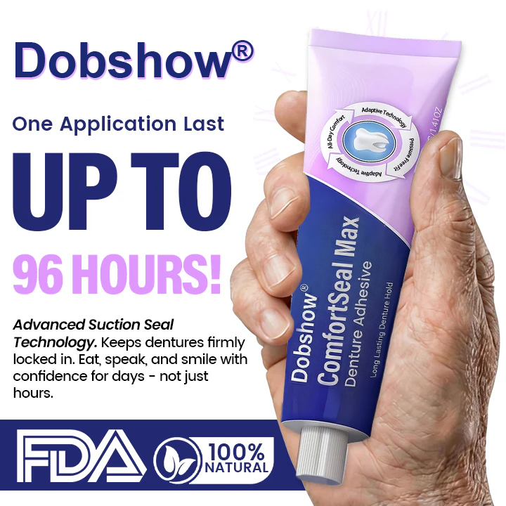 `Dobshow® ComfortSeal Max Denture Adhesive