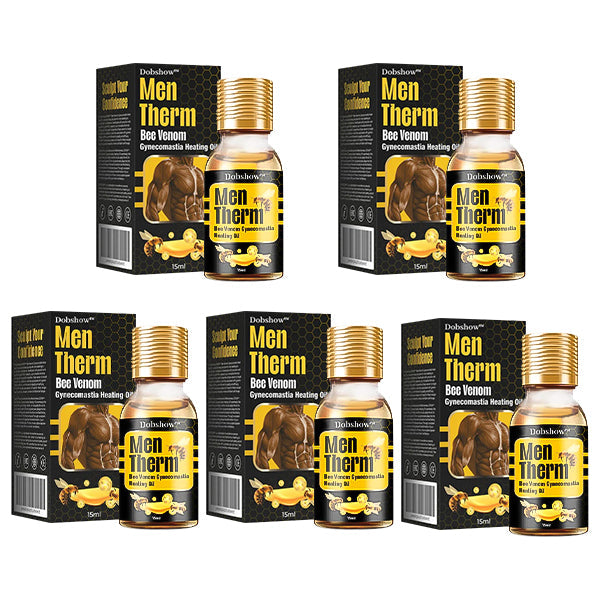 🐝🐝🐝 Dobshow™ MenTherm Bee Venom Gynecomastia Heating Oil🌿Safe and Effective|Doctor-Recommended🔥🔥🔥
