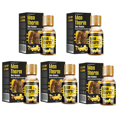 🐝🐝🐝 Dobshow™ MenTherm Bee Venom Gynecomastia Heating Oil🌿Safe and Effective|Doctor-Recommended🔥🔥🔥