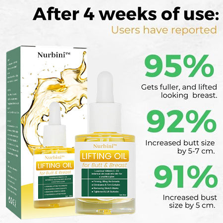 Nurbini™ Lifting Oil For Butt & Breast - Natural & Plumping 🍑 🎀 👙