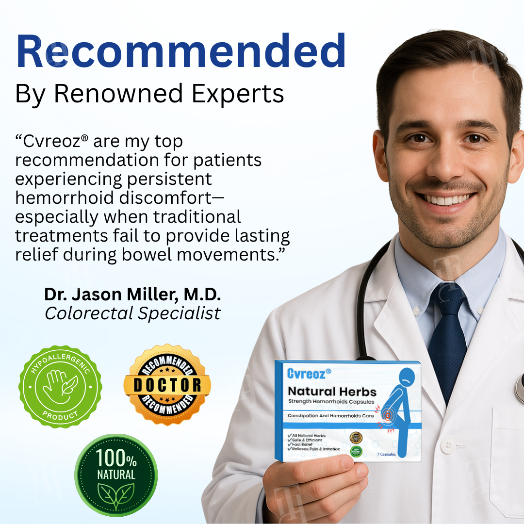 Cvreoz® Natural Herbs Strength Hemorrhoids Capsules