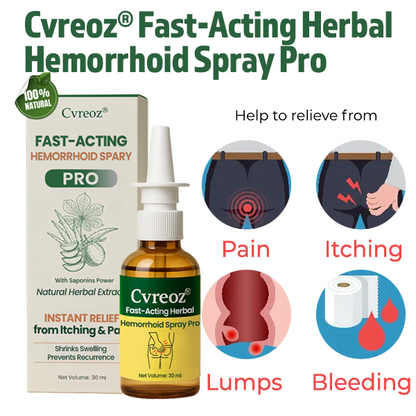 🎅𝘾𝙝𝙧𝙞𝙨𝙩𝙢𝙖𝙨 𝙎𝙖𝙡𝙚 | Cvreoz® Fast-Acting Herbal Hemorrhoid Spray Pro