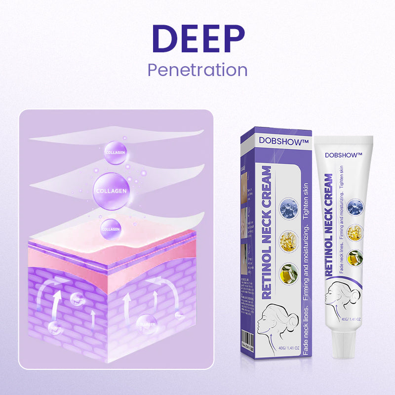 Dobshow™Neck Reverse Nourishing Cream - Retinol Firming Formula🌜💫
