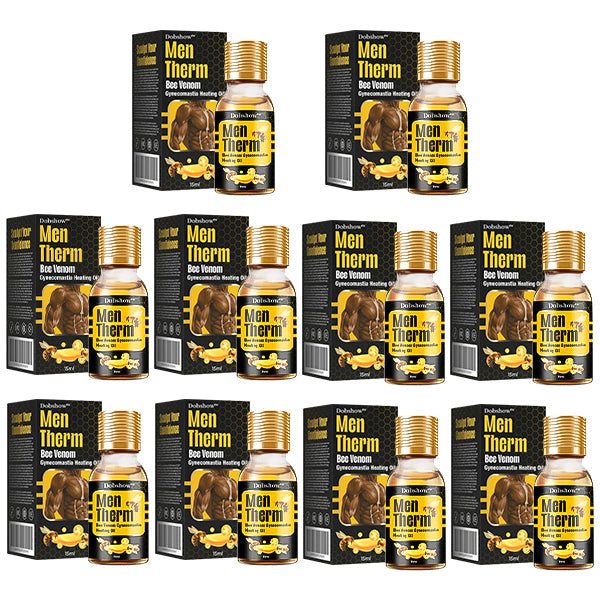 🐝🐝🐝 Dobshow™ MenTherm Bee Venom Gynecomastia Heating Oil🌿Safe and Effective|Doctor-Recommended🔥🔥🔥