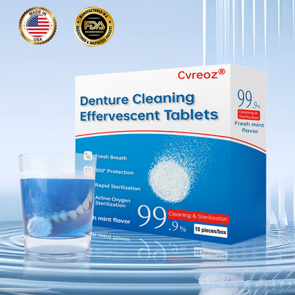 `Cvreoz® Denture Cleaning Effervescent Tablets