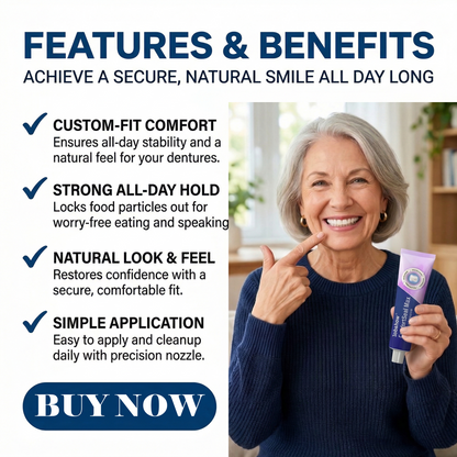 `Dobshow® ComfortSeal Max Denture Adhesive
