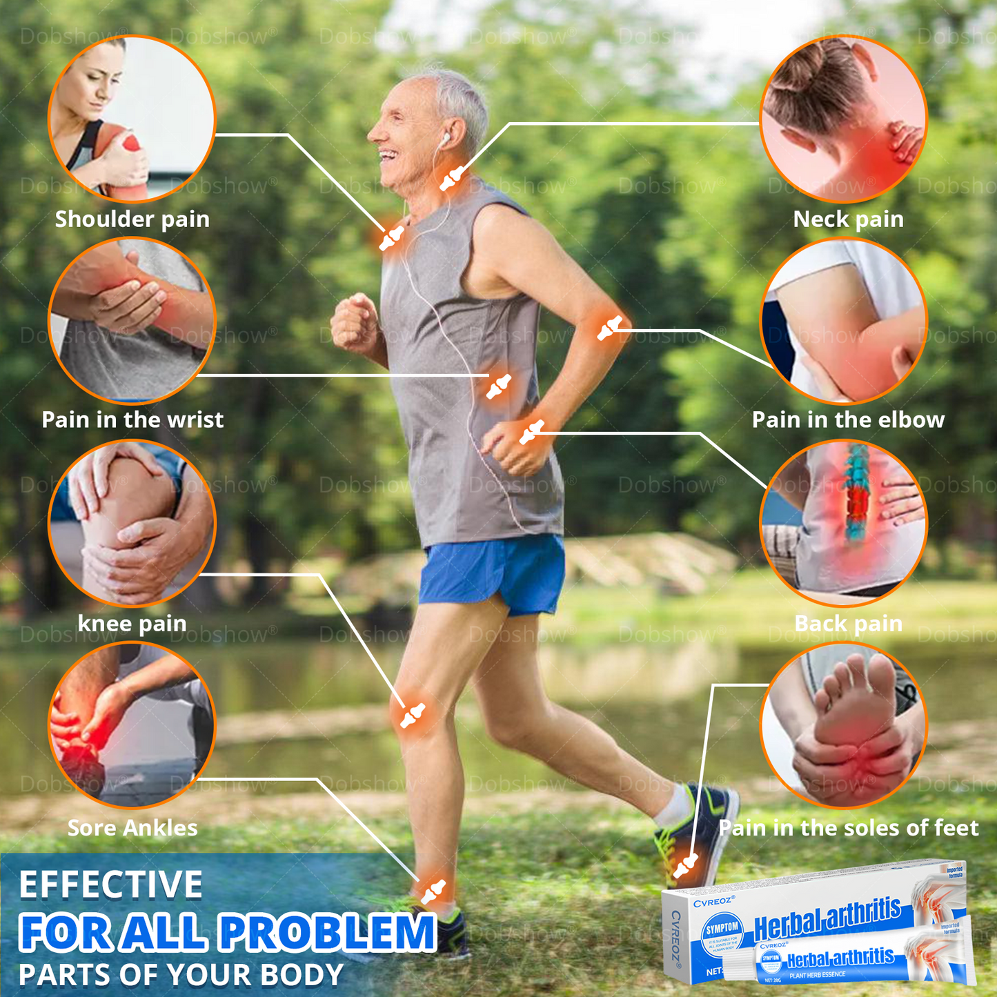 Cvreoz® Herbal arthritis relief cream