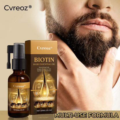 🔥 Grow Your Glow: 60% OFF 🔥 Cvreoz® Biotin Hair Essential Oil!