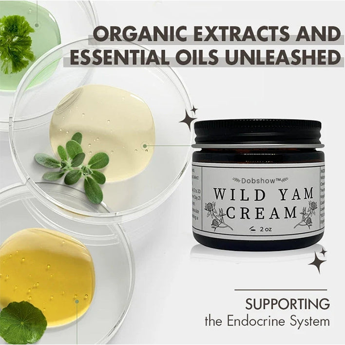 Organic Wild Yam Balancing Cream  Buy 2, Get 1 FREE! 🎁 Balance Hormones, Ease Period Woes 🌸💖 Don't Miss Out! Limited Time Offer!