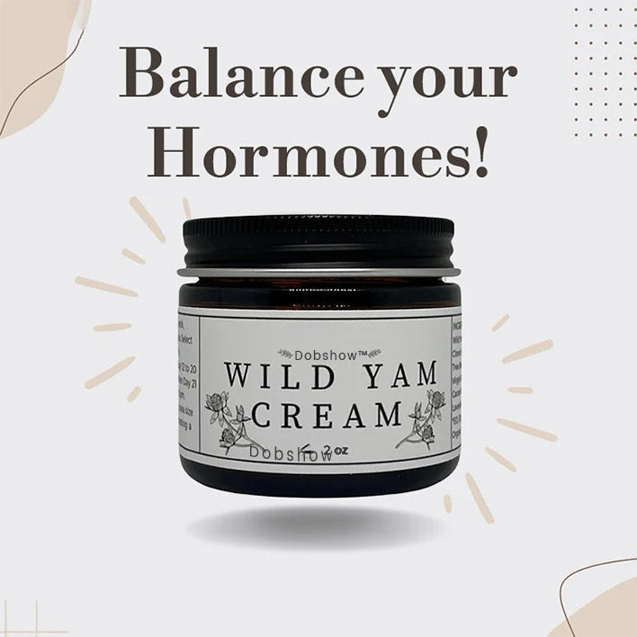 Organic Wild Yam Balancing Cream  Buy 2, Get 1 FREE! 🎁 Balance Hormones, Ease Period Woes 🌸💖 Don't Miss Out! Limited Time Offer!