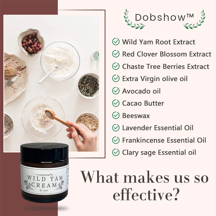 Organic Wild Yam Balancing Cream  Buy 2, Get 1 FREE! 🎁 Balance Hormones, Ease Period Woes 🌸💖 Don't Miss Out! Limited Time Offer!