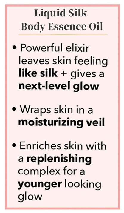 💧 Liquid Silk Body Essence Oil 🌟: Luxurious Hydration for Silky Smooth Skin ✨