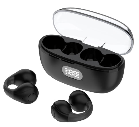 NOWORDUP™ SmartClip Earpieces: Bluetooth Connectivity 🔵& Visual Display📱