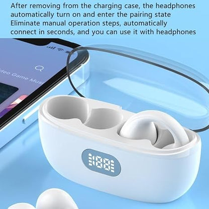 NOWORDUP™ SmartClip Earpieces: Bluetooth Connectivity 🔵& Visual Display📱