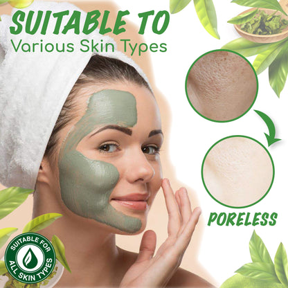Dobshow™ Green Tea Clay Mask Stick For Oil Control, Blackhead Reduction, and Pore Minimization